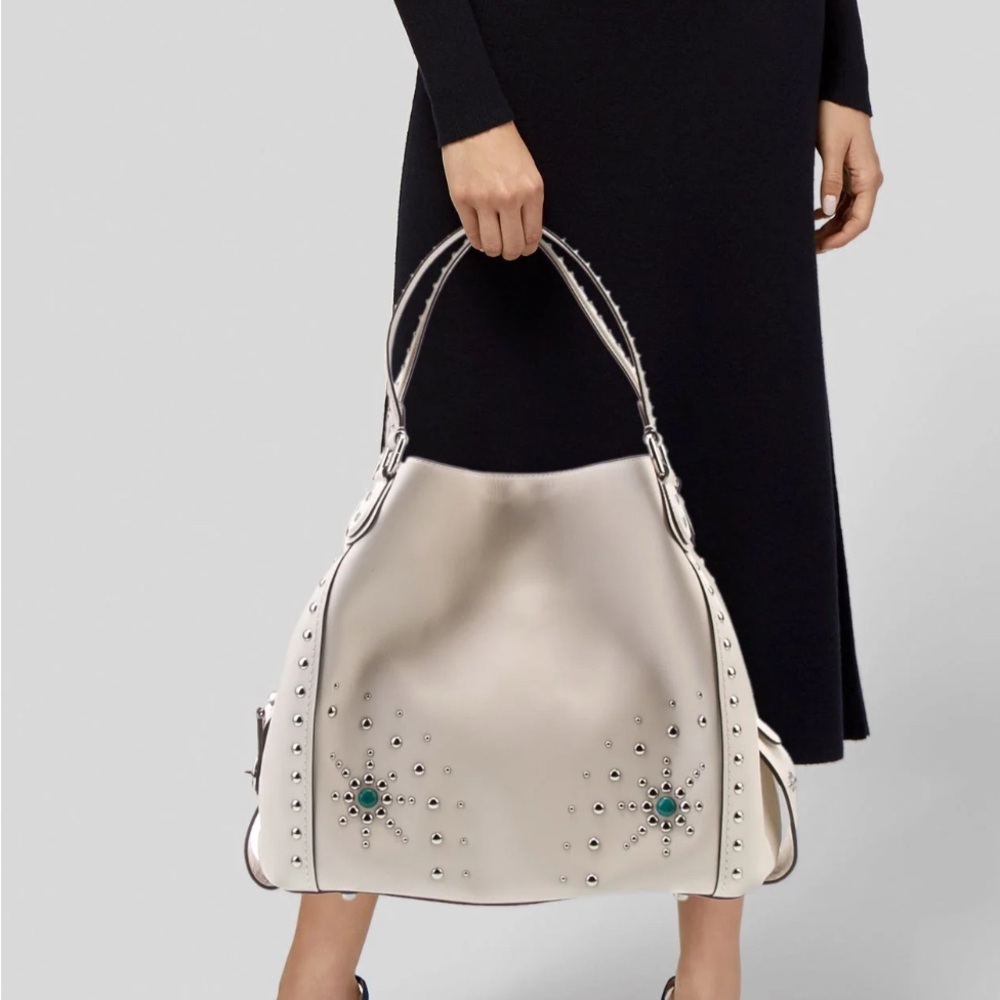 Coach Edie Shoulder Bag with Western Rivets